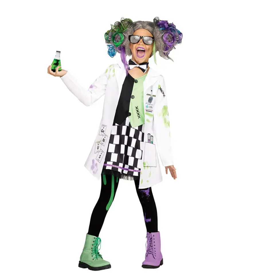 Scientist Dress with Wig
