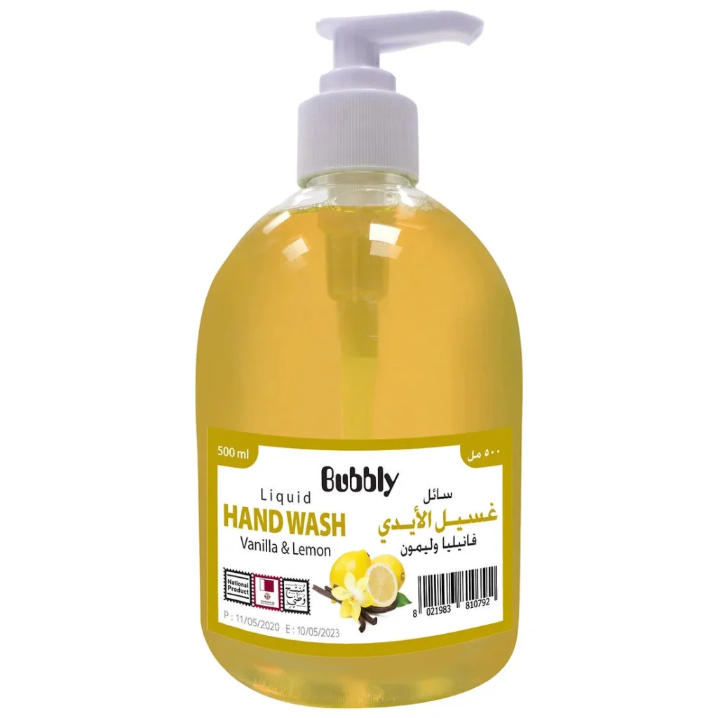 Bubbly Hand Wash Vanilla & Lemon 500ml