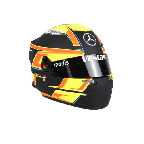Stoffel Vandoorne HWA Vestas Formula E 2021 Mini Helmet 1:2