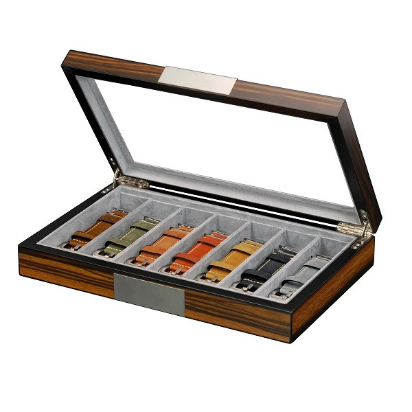 7 Slots Wooden Watch Straps Box