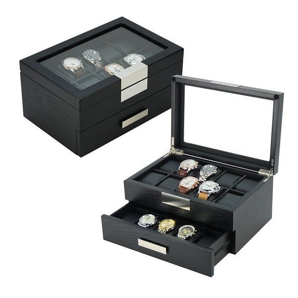 20 Slots Wooden Watch Box