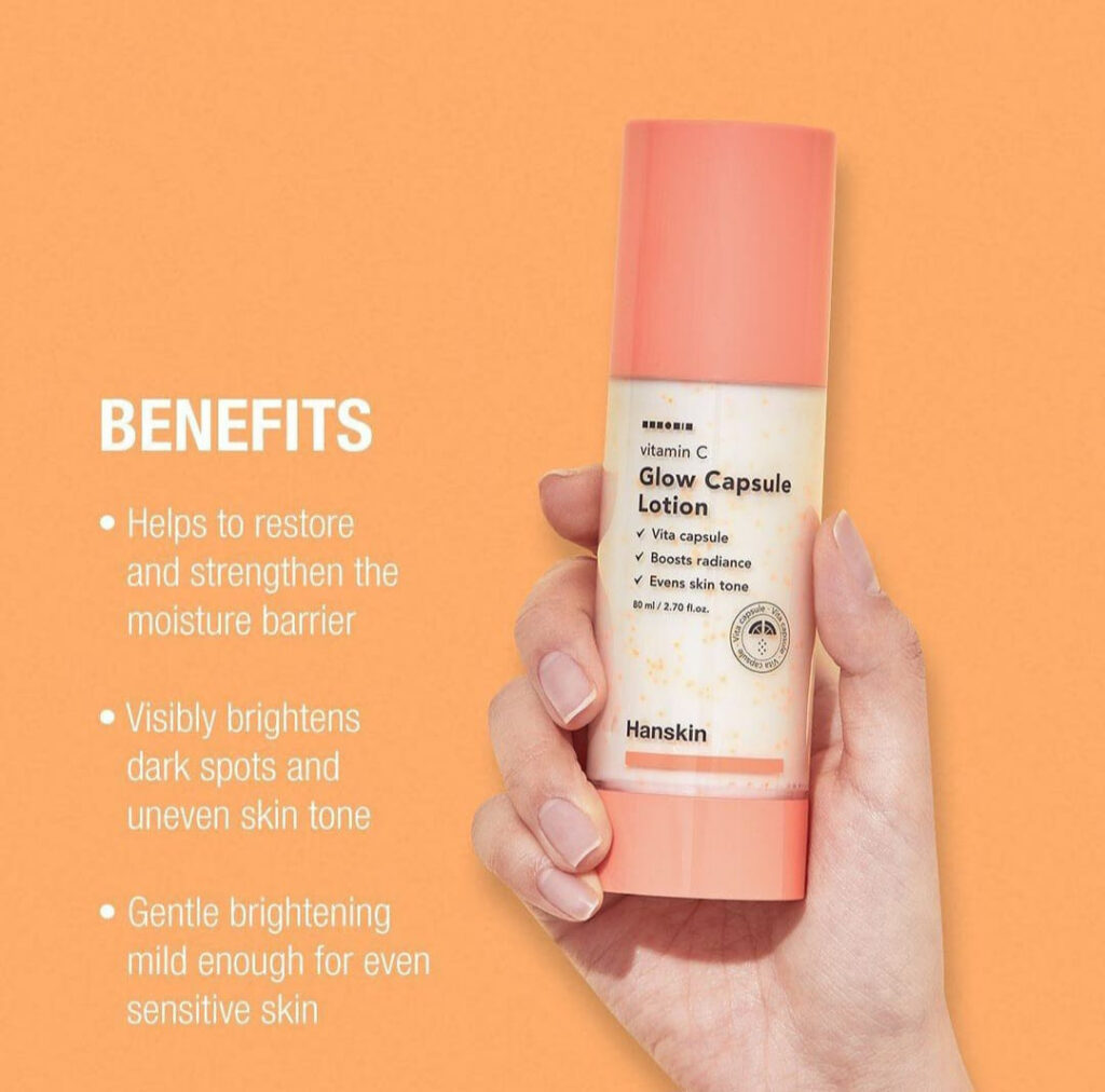 Hanskin Glow Capsule Lotion Vit.C
