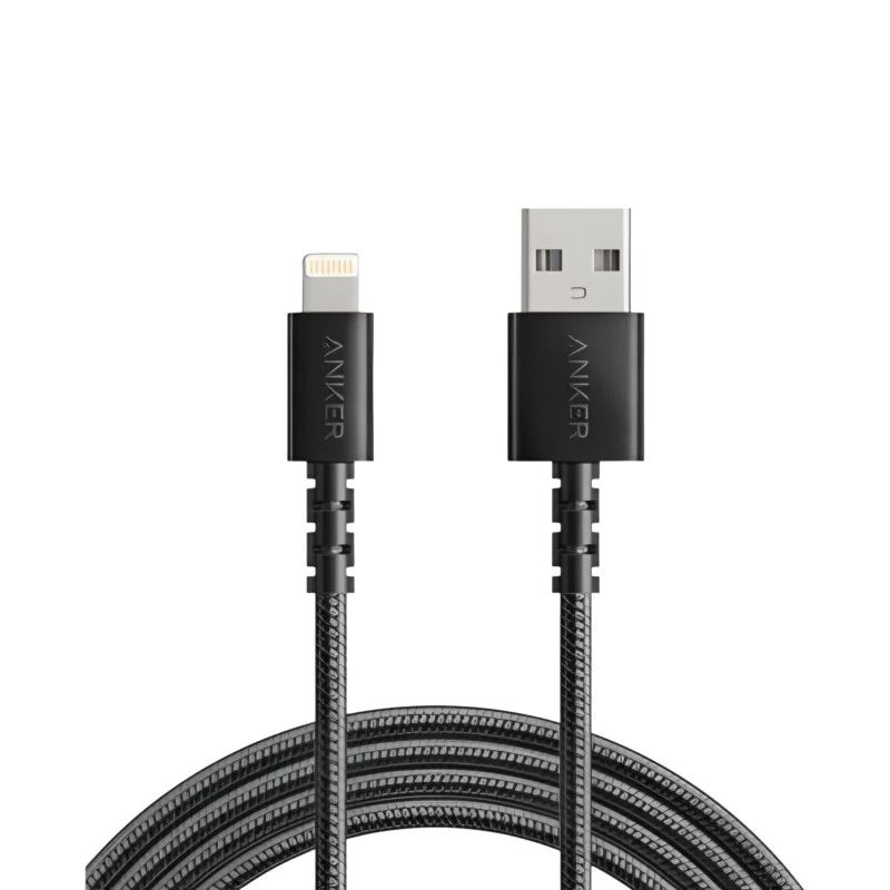 كابل انكر باورلاين سيلكت بلس يو اس بي إلى لايتنينج 6 اقدامAnker PowerLine Select+ USB to Lightning Cable 6ft