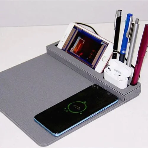 Multi-functional wireless charging mouse pad