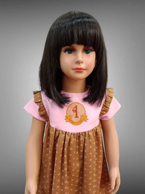 Kids dress (age embroidered design)