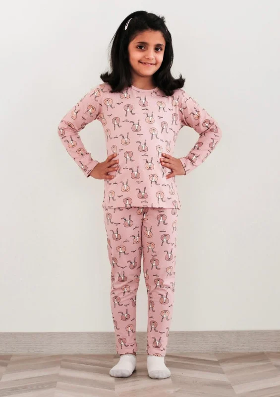 Be Cosy winter Unicorn kids pink PJ