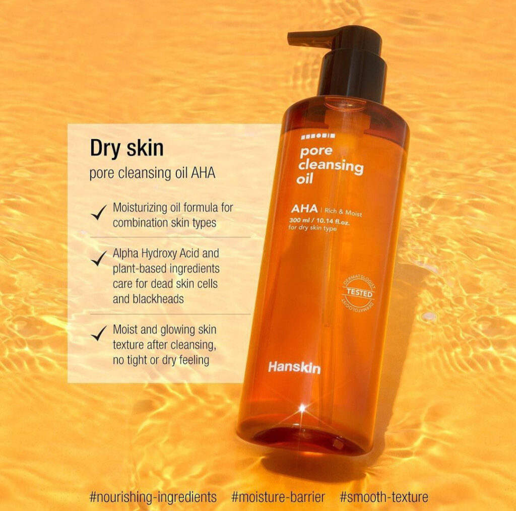 Hanskin Pore Cleansing Oil AHA