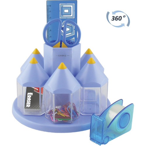 Rotary Desk Organiser  Tidy Set