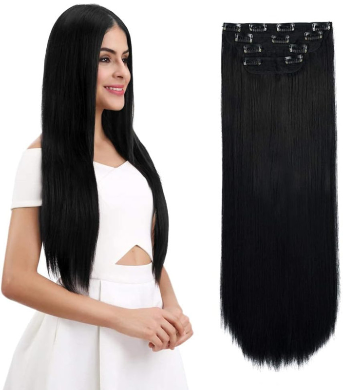 4pcs Set Invisible Clip In Hair Extension 20inch