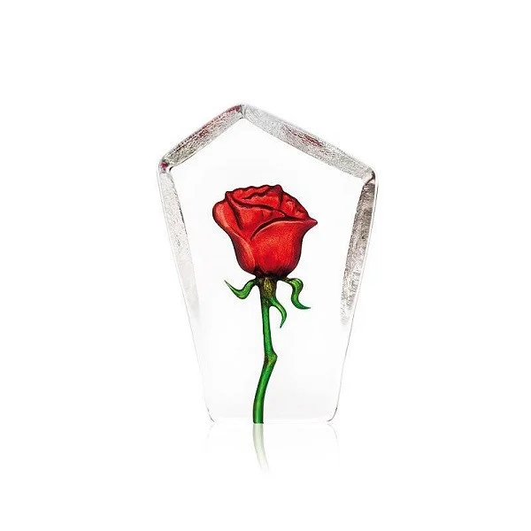 Rose Crystal Sculpture