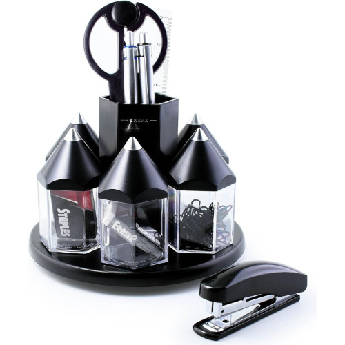 Black Desk Organiser