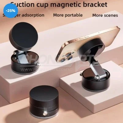 Multifunctional Folding Stand Double Sided Magnetic/Suction Cup MobilePhone Holder