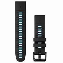 BAND EPIX PRO (G2) 22MM QUICK FIT BLACK/CLEAR BLUE SILICONE 010-13280-05