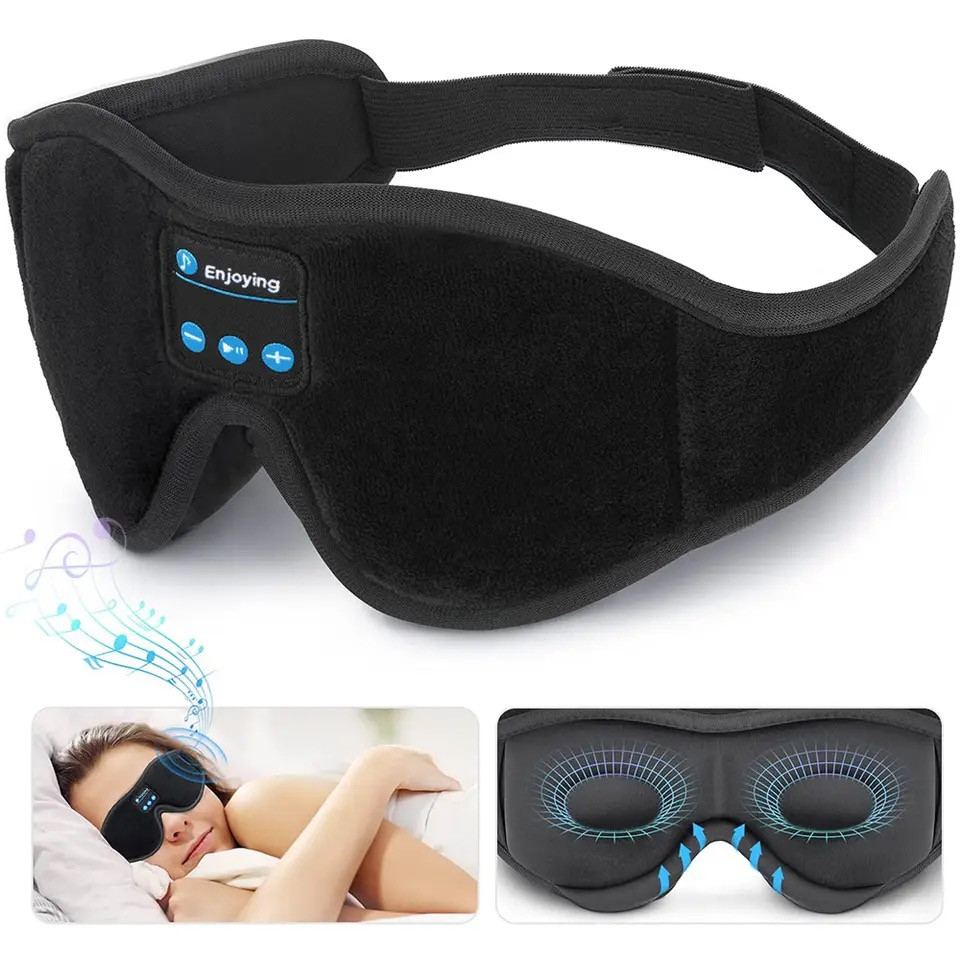 قناع النوم مع سماعات بلوتوث Sleeping Mask With Headphones