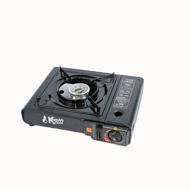 Single Stove (black) with Plastic Box