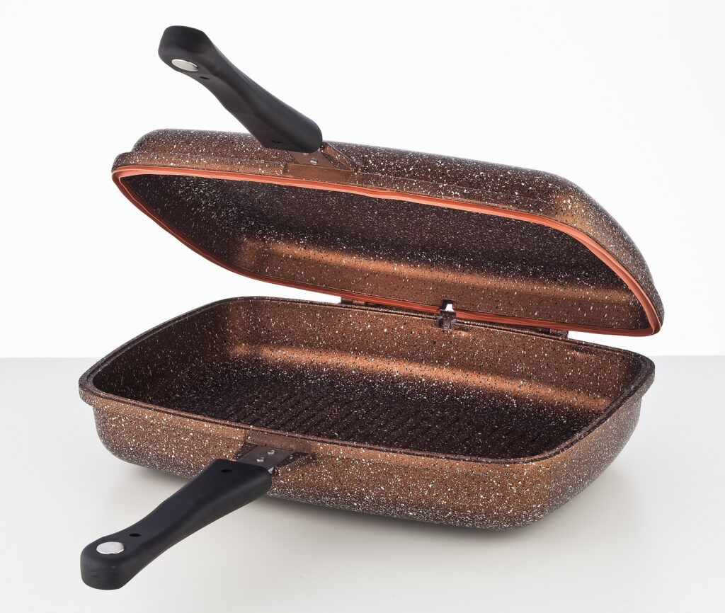 AVCI HOME MAKER  GRANITEC ROSEGOLD 36 CM DOUBLE PAN