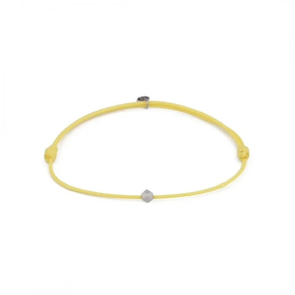 Yellow Chance Bracelet in Silver