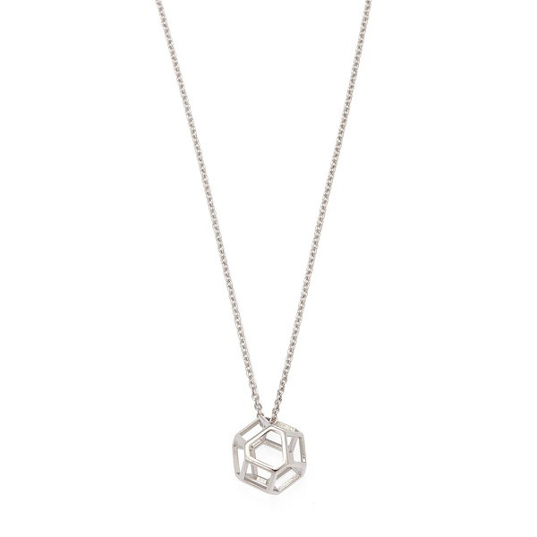 Octaball Necklace in Silver