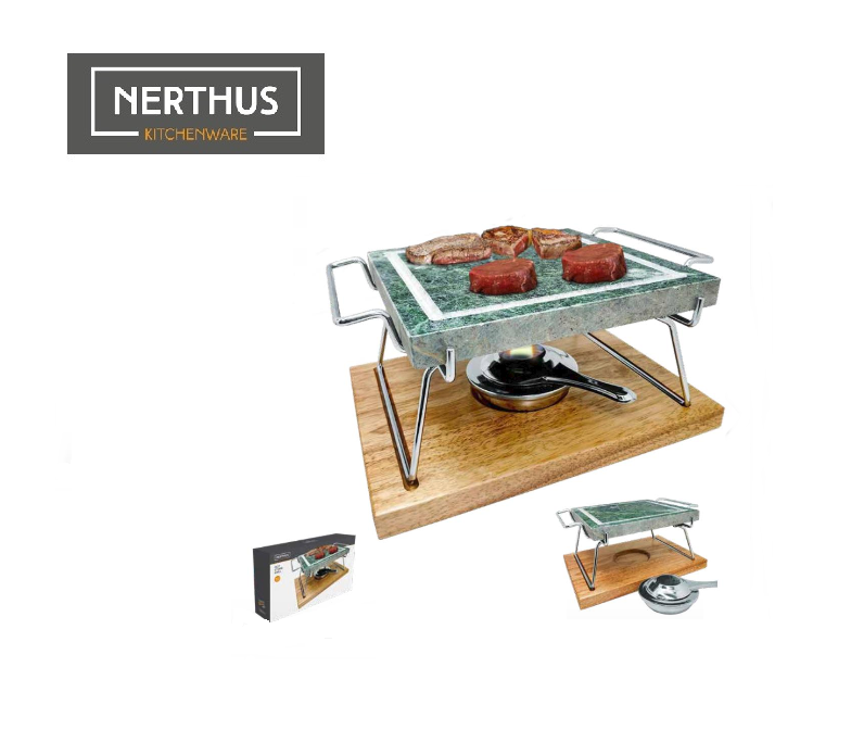 NERTHUS HOT STONE GRILL STONE WITH BURNER