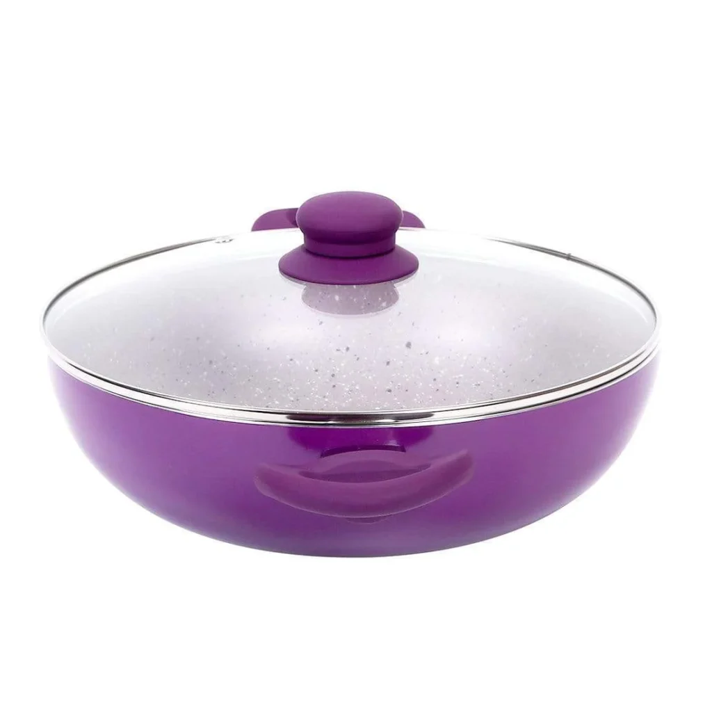 WONDERCHEF ROYAL VELVET 24CM WOK WITH LID-63152112