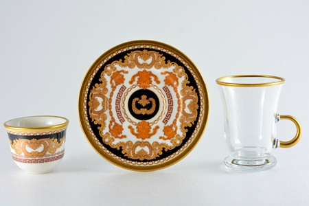 AVCI HOME MAKER ERA-5553 18 PCS TEA & MIRRA SET