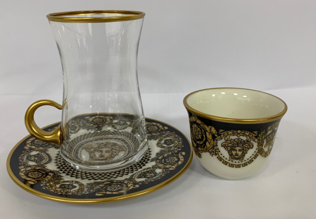 AVCI HOME MAKER VERSO 5 -42361 GOLD 18 PCS TEA & MIRRA SET