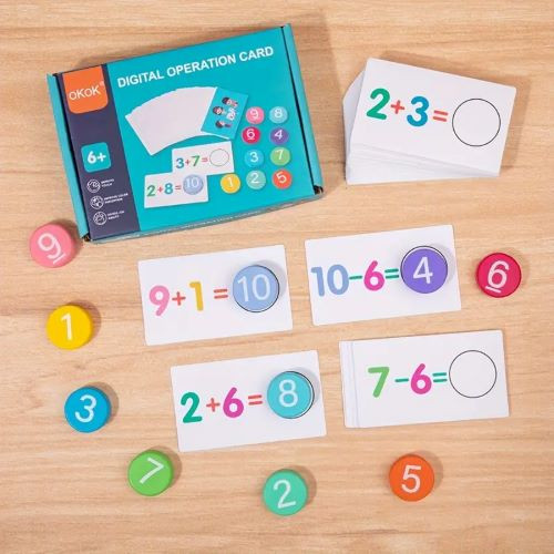 Wooden Montessori Math Educational Toys