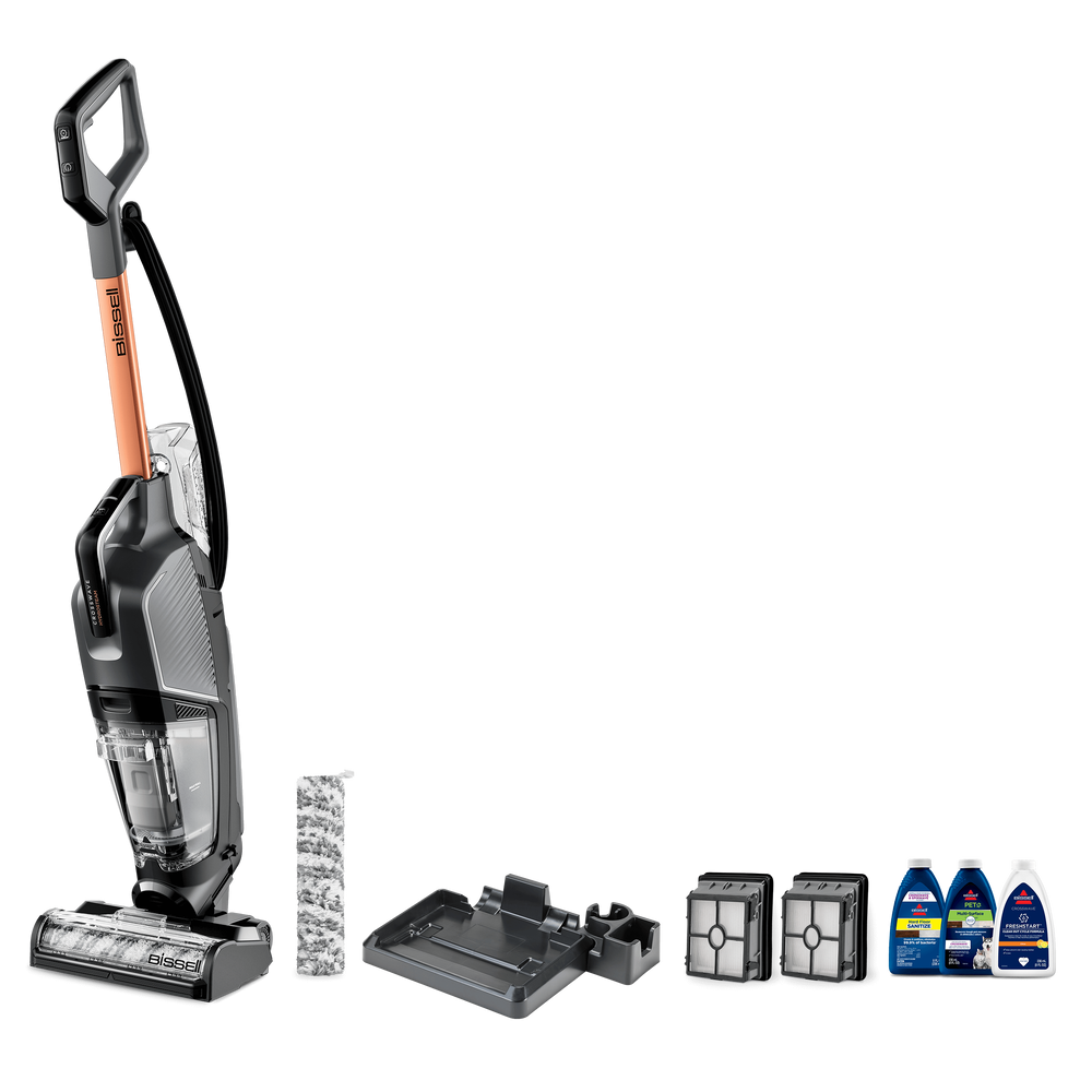 مكنسة بيسيل بخارية لاسلكية تكنس وتغسل وتجفّف الأسطح المتعددة BISSELL CROSSWAVE HYRDOSTEAM