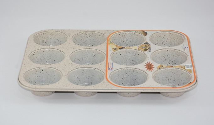AVCI HOME MAKER GRANITE-12 CUP MUFFIN PAN