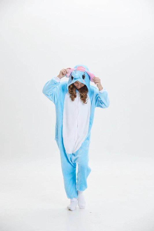 Blue Elephant Costume Overall