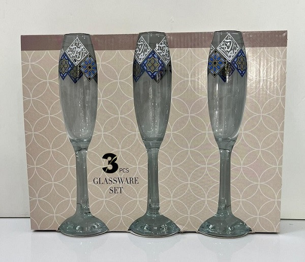 AVCI HOME MAKER EMPIRE GOBLET 220cc 3PC ST DS-03