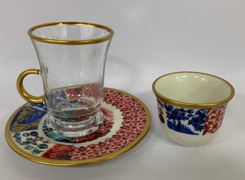 AVCI HOME MAKER KARNAVAL-55553 18 PCS TEA & MIRRA SET