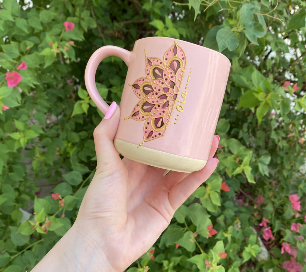 Hand Made Pink cup