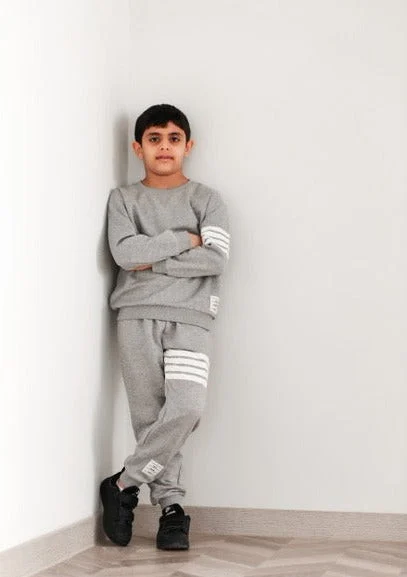 Be Cosy kid's winter grey two pieces set