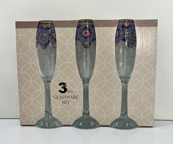 AVCI HOME MAKER EMPIRE GOBLET 220cc 3PC ST DS-02