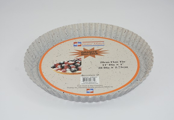 AVCI HOME MAKER GRANITE-28CM FLAN TIN