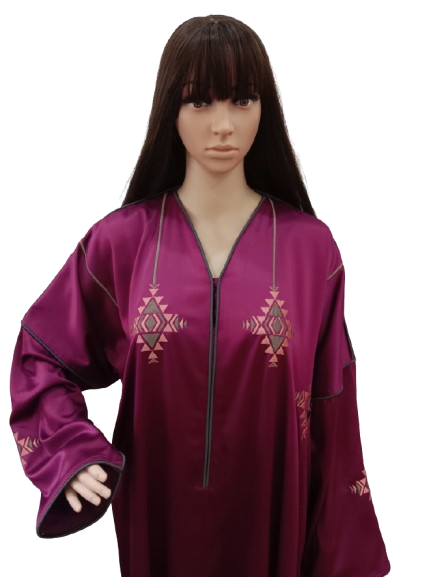 Ladies Jalabiya  (embroidered design)