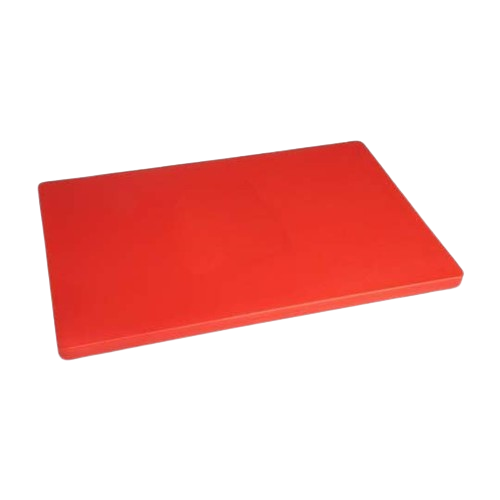 TURKAY RED CUTTING BOARD  W/ SMOOTH EDGE