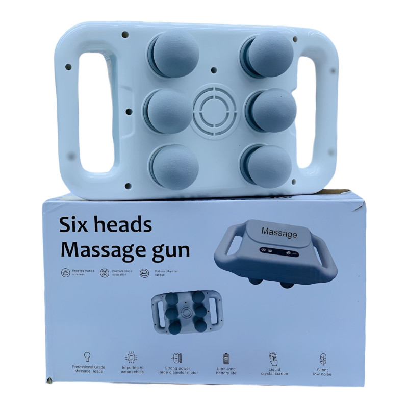 مساج احترافي 6 رؤوس Professional 6-Head Massager