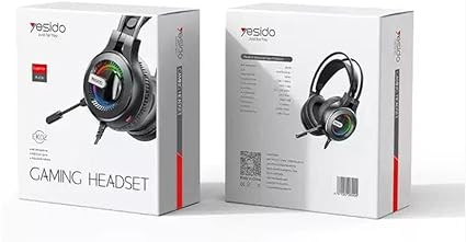 Yesido EK02 Gaming Headset With RGB Lights For Playstation, Xbox, Mobile And Computer