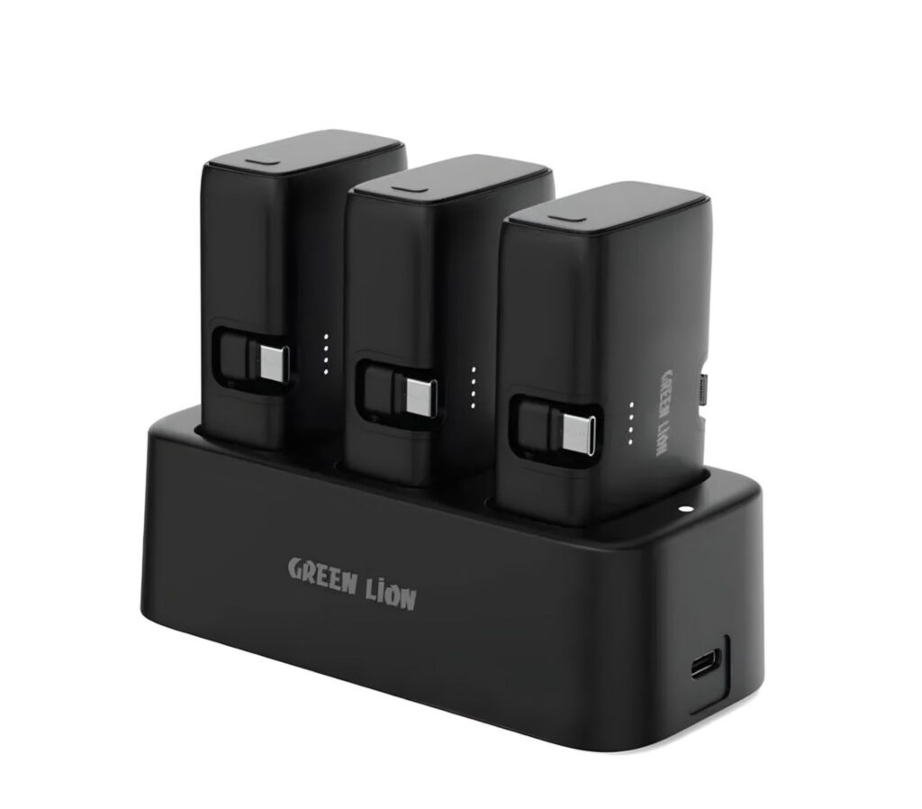 محطة الطاقة المحمولة ٣ في ١ من جرين ليون Green Lion 3 In 1 Power Bank Station