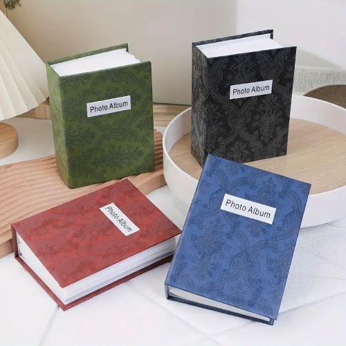 Vintage-Inspired Photo Album - 15.5cm X 11cm100 Pockets