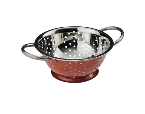 LEONE SS COLANDER RED 18 CM