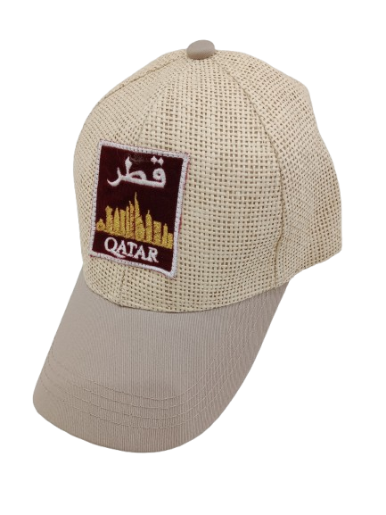 Qatar themed cap