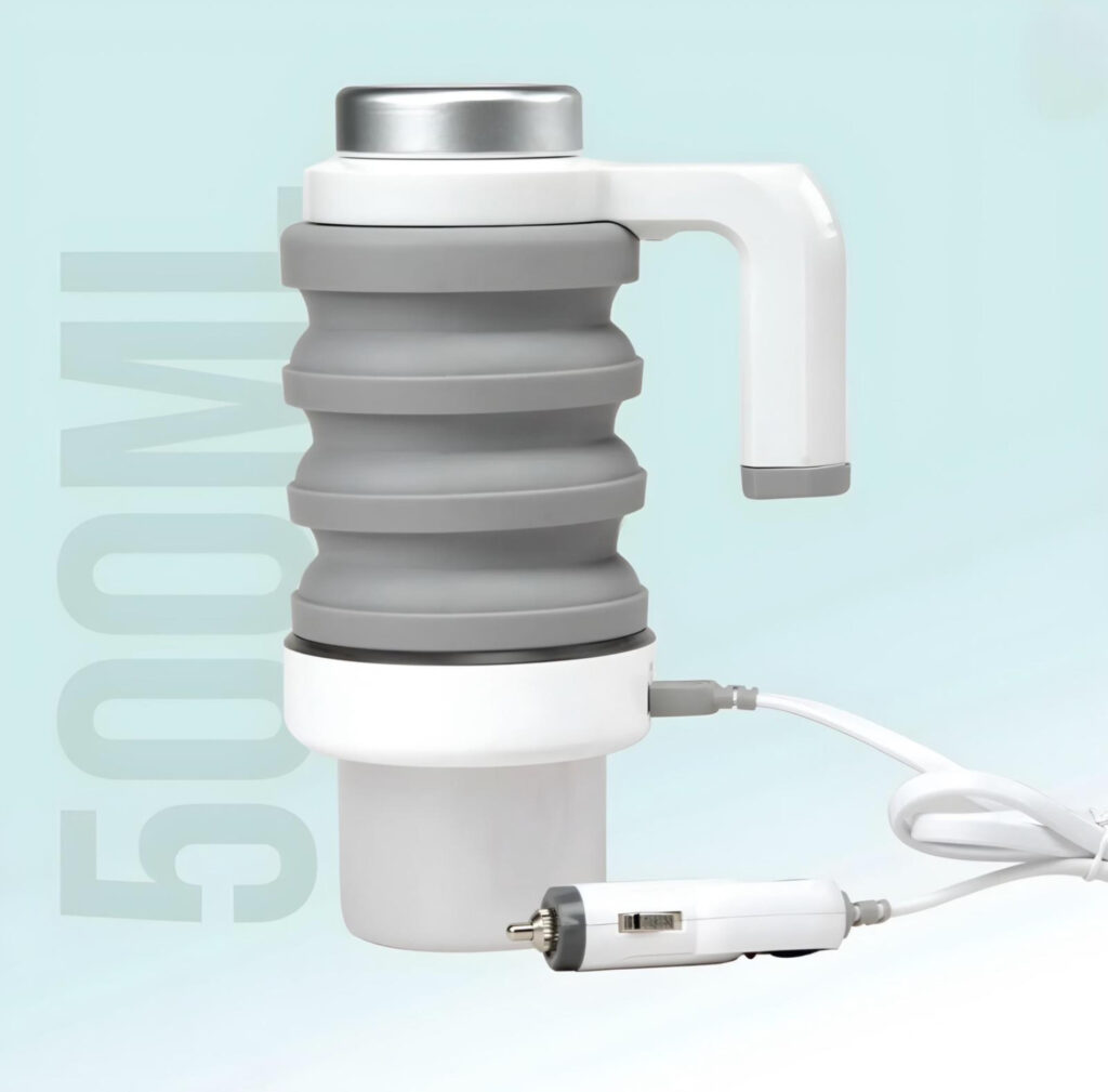 غلاية السيارة الكهربائية القابلة للطي من جرين ليون  Green Lion Car Folding Electric Kettle