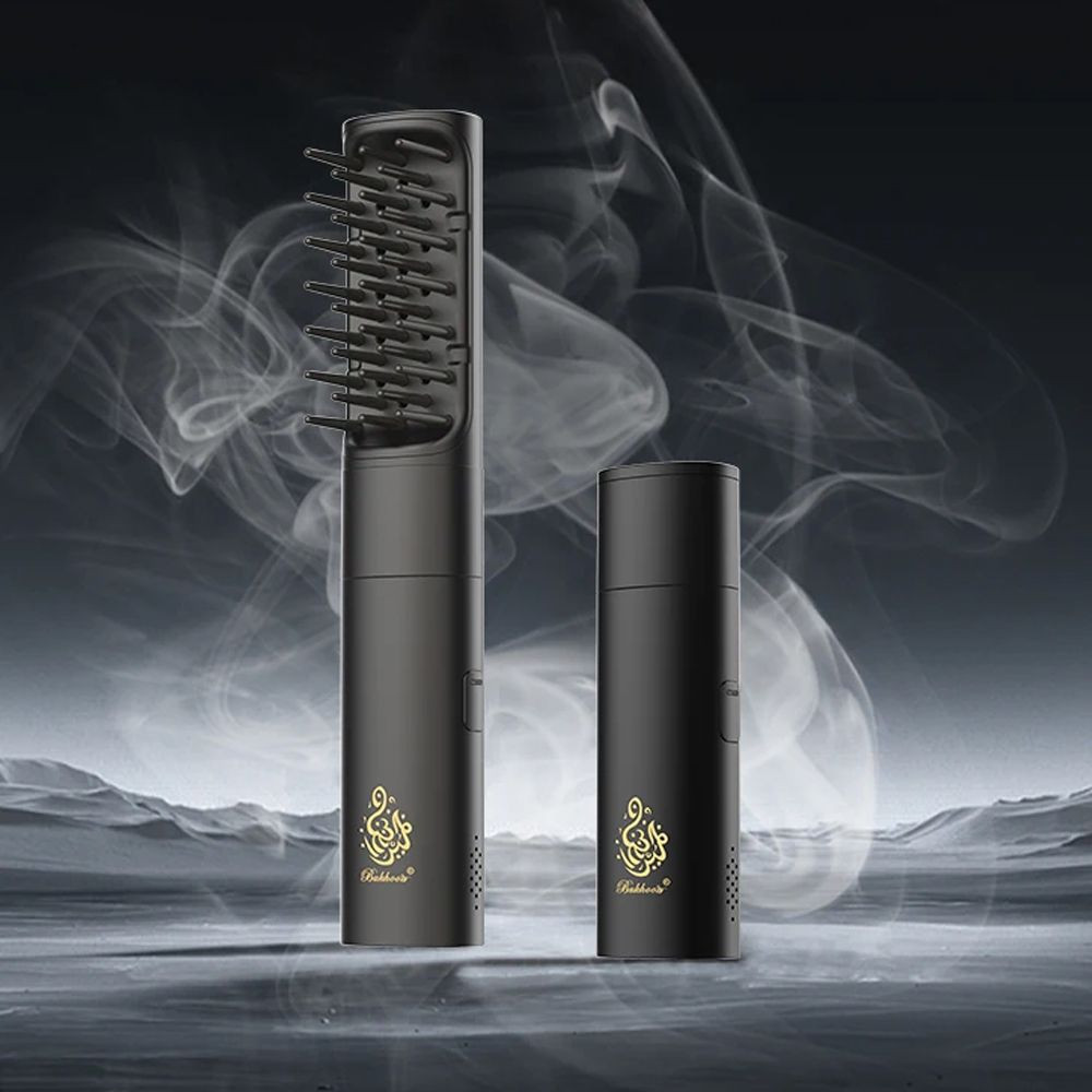 مبخرة كهربائية مع فرشاة شعر قابلة للفصل Electric Incense Burner with Detachable Hair Brush