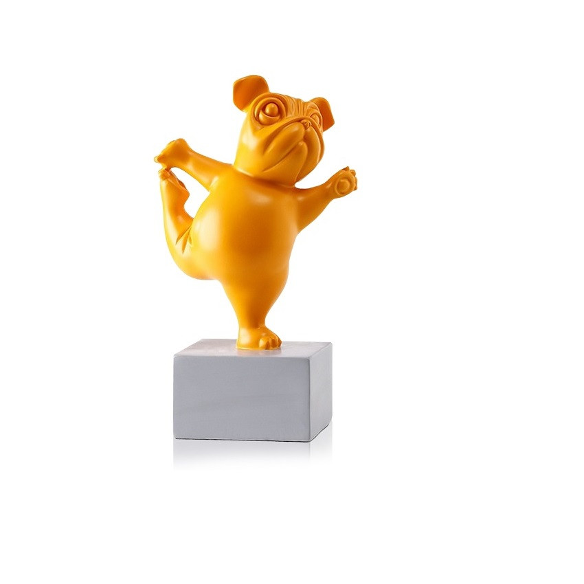 Resin Yoda dog Figurine (Yellow)