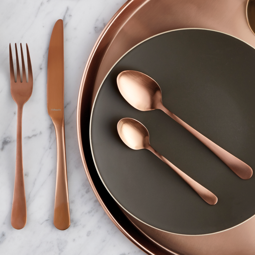 Amefa Austin Copper Cutlery Set  24pcs