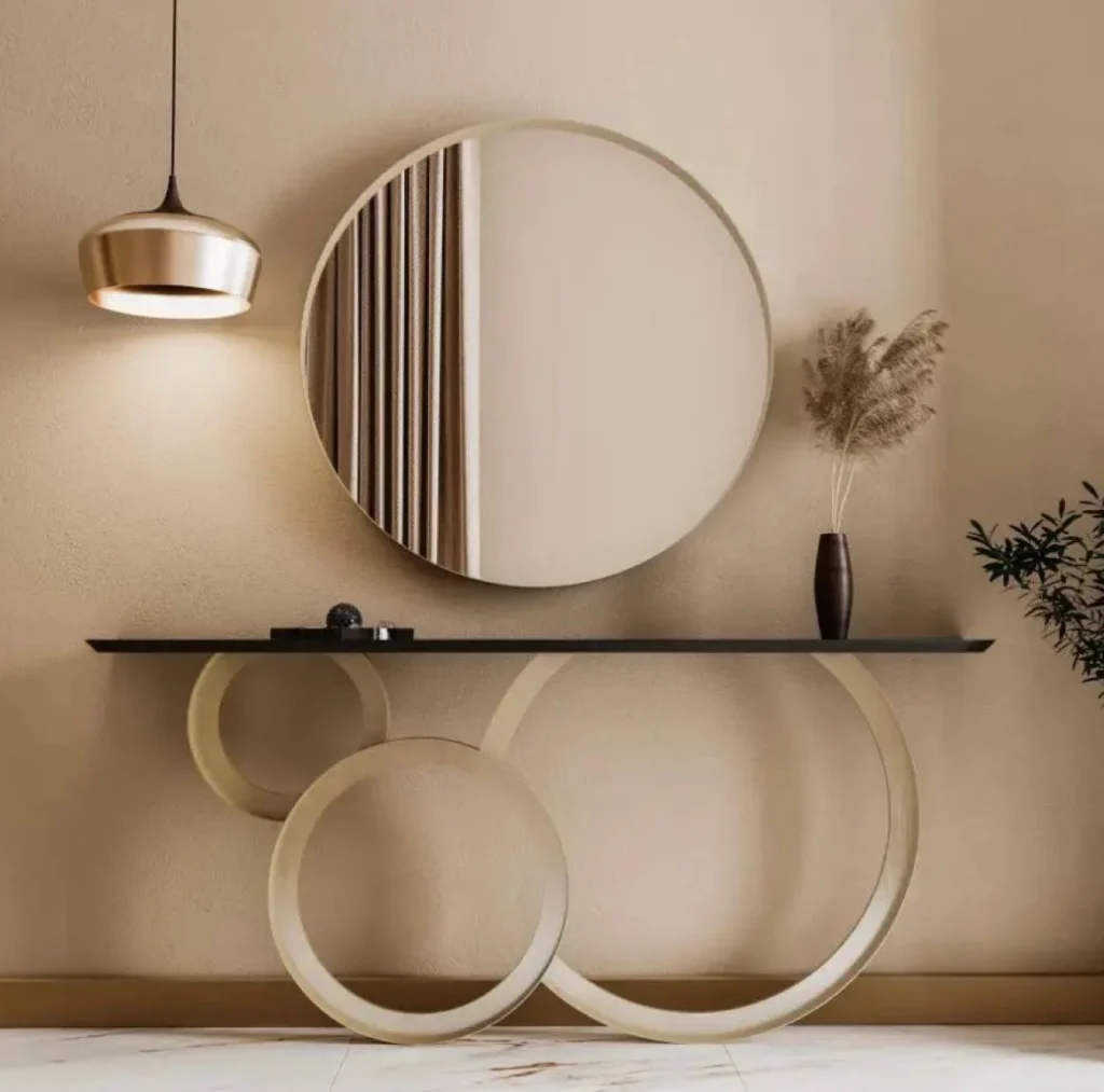 Distinctive reception console