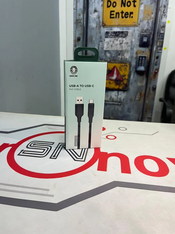 Green Lion USB-A to USB-C PVC Cable 1M 2.4A